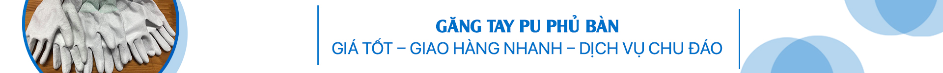 GĂNG TAY PU PHỦ BÀN